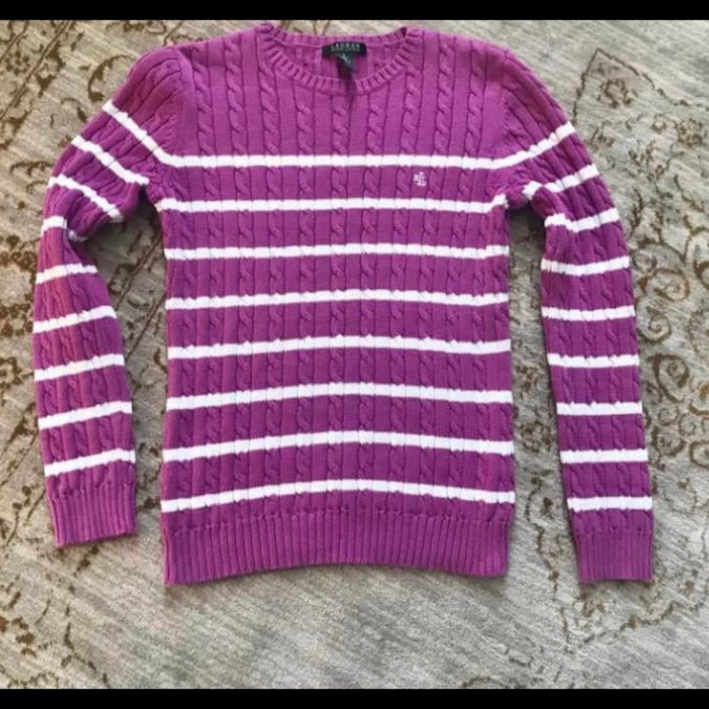 Women’s Small Ralph Lauren Cable Knit Sweater